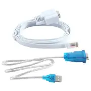 RJ45 Cable Serial Cable Rj45 to DB9 and RS232 to USB (2 in 1) CAT52510