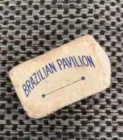 1939 New York Worlds Fair Brazilian Pavilion Sugar Cube Vntg Coffee Architecture