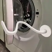 Upgraded Front Load Washer Door Prop, Easy to Use and Bend Washing Machine Door Prop Open, Flexible and Sturdy Washer Door Stopper Keep Your Washer Door Open Or Ajar to Prevent Odors, White