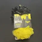 Mad Beauty DC Batman Body Exfoliator Adults Kids Bath Pouf Black Yellow 2 Pack