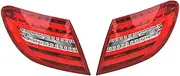 Car Rear Tail Light Fog Light Tail Stop Signal Lamps for Mercedes for Benz W204 C180 C200 C220 C260 C280 C300 2011 2012 2013 2014 (Color : Left and Right)