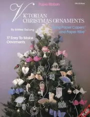 Victorian Christmas Ornaments Using Paper Capers & Wire VTG Patterns Craft Book