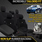 Toyota Hilux 7th Gen - Standard Seat - No Seat Airbags - GP4 Neoprene Full Bundle (Available)
