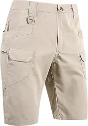 [YuDiBYW] Men's Tactical Cargo Shorts,Casual Camouflage Outdoor Army Tactical Military Work Fishing Camping Hiking Cargo Shorts