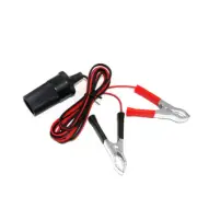 1PCS Car Battery Alligator Clamp Clip Cigarette Lighter Power Adapter Socket 12V