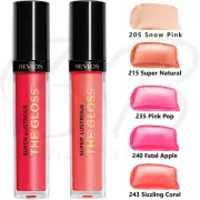 REVLON Super Lustrous Moisturising Non Sticky Color Lip Gloss 3.8ml CHOOSE SHADE