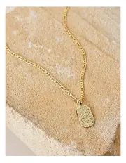 [Piper] Oval Scorpio Zodiac Necklace in Gold