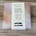 West Elm x Pottery Barn Kids Painted Palace Watercolor Organic Duvet Cover F/ Q