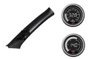 SAAS pillar pod oil pressure voltmeter gauges for Mitsubishi Triton MN Airbags