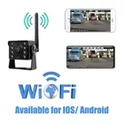 WIFI Wireless Rear View Backup Camera Reverseing Camera 12V-24V for Trucks Buses