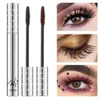 Small Silver Tube Mascara Long Thick Quick Drying Long Lasting Setting Not Easy