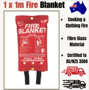 FirePro 1 x 1m Fire Blanket Glass Fibre Emergency Fire Distinguishing Blanket