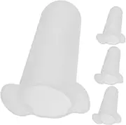 KOCKSHION 4pcs Silicone Cake Decorating Piping Tip Covers Protector for Piping Tips Keep Reusable for Baking Decorating