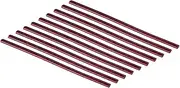 LUMIXE 10 Pcs Car Universal Accessories AUTO Colorful Air Conditioner Outlet Vent Decoration Strip U-shaped Bright Moulding Trim Interior Mouldings(Icered)