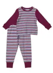 Girls Pumpkin Patch stripe snug fitting cotton pyjamas Size 7-8