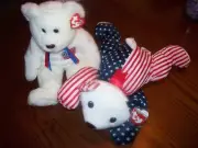 TY BEANIE BUDDY SPARKLER & LIBEARTY