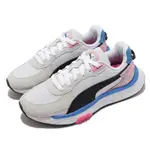 PUMA 休閒鞋 WILD RIDER ROLLIN 女鞋 海外限定 麂皮 緩震 支撐 街頭風穿搭 白 粉 381517-06