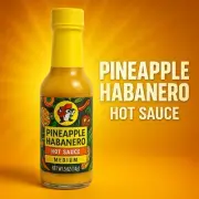 BUC-EES Pineapple Habanero Chilli Pepper Hot Sauce Bucees 5oz Bottle