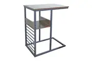 Sofa Side End Table Wooden Shelf Couch Living Nightstand