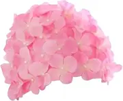 Oshhni Flower Swim Cap 3D Floral Petal Swim Hat Ear Hair Protection Swimming Hat for Vacation Accessories Gift All Levels of Swimming Holidays