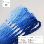 100% Mulberry Silk Hand Embroidery Threads AU$19.99/Colourway