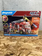 Fire Ladder Unit Playmobil Brand New & Factory Sealed