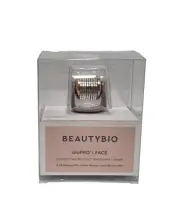 BeautyBio GloPro Face Microtip Attachment Head Rose Gold New In Box