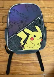 Pokemon Character Backpack Bag School Black Charizard Holographic New