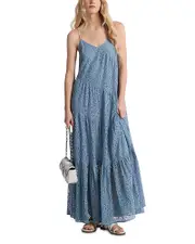 Michael Michael Kors Lace Tiered Maxi Dress