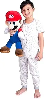 Franco Super Mario Kids Bedding Super Soft Plush Cuddle Pillow Buddy, One Size, by