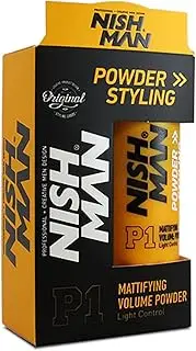 nishman Hair Styling Series (P1 Hair Styling Powder Wax, 20gr)