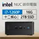 Intel系列【mini小豬】i7-1260P十二核 迷你電腦(16G/2T SSD)《RNUC12WSHi70000》