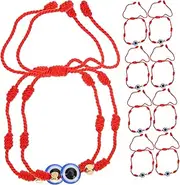 [SOESFOUFU] Devil Eye Bracelets String Bracelet Evil Eye Handmade Thread for Fashion