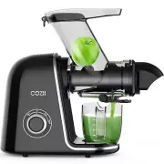 Cold Press Juicer,Slow Masticating Juicer Extractor Soft/hard Mode & Quiet Mo...