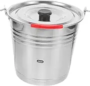 HOODANCOS Stainless Steel Ice Barrel Water Bucket Party Stainless Steel Water Container with Lid