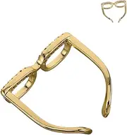 [FRCOLOR] Finger Glasses Ring Jewelry Open Adjustable Ring Glasses Adjustable Ring Eyeglasses Design Rings Men Fashion Rings Adjustable Eyeglasses Ring Eyeglasses Finger Rings Copper Golden