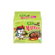 4x Samyang Buldak Hot Chicken Flavor Jjajang Ramen 140g (5 per pack) 三养辣鸡面炸酱拉面