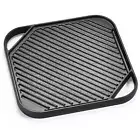 Mountain Grillers Reversible Cast Iron Griddle - Flat Top Griddle Pan and Groove