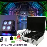 Wedding Stage Par LED Uplight 4x18W Wireless DMX IR Remote DJ Party Wash Light