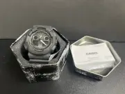 Casio Men's Watch G-Shock Black Resin Strap Analog-Digital GA100-1A1, NWT