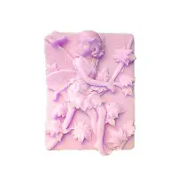 在飛比找Yahoo!奇摩拍賣優惠-歐美花仙子diy手工皂香皂氨基酸肥皂精油皂基母乳皂矽膠硅膠模