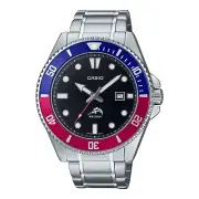 Casio MDV106D-1A2V Men's Duro 200M Stainless Steel Black Dial Analog Dive Watch