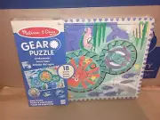 Melissa & Doug 18 Piece Gear Puzzle NEW.