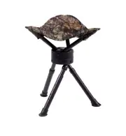 Portable Folding Design Hunting Lightweight Tripod Swivel Stool Mossy Oak Bre...