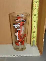 Pepsi Collector Series Glass Cool Cat Looney Tunes 1973 Black Lettering- MINT!