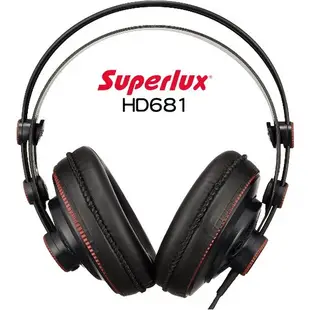 愷威電子 舒伯樂 Superlux HD681 監聽耳罩式耳機 附收納袋 轉接頭 高雄耳機專賣(公司貨)