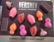 New Hersheys 12 Piece Beauty Makeup Sponge Set