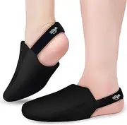 Hilph 1 Pair Foot Toe Ice Pack Wrap for Swelling & Bunion Surgery, Soft Forefoot Ice Pack, Hot & Cold Therapy Foot Cold Pack for Broken Toes, Plantar Fasciitis, Tendonitis, Gout (Black)