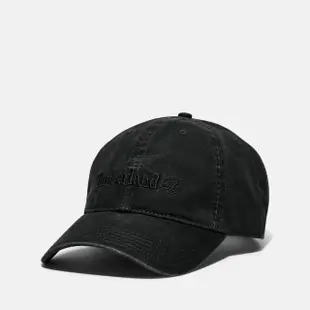 【Timberland】中性黑色棉質帆布棒球帽(A1F54001)
