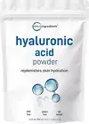 Micro Ingredients Hyaluronic Acid Serum Powder, Vegan, Water Soluble, 100 Grams